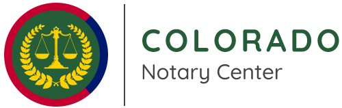 colorado notary center logo